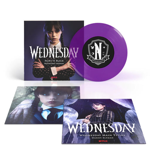 Wednesday Addams & Danny Elfman - Paint It Black - Wednesday Theme Song [7" Vinyl] (ONE PER PERSON)