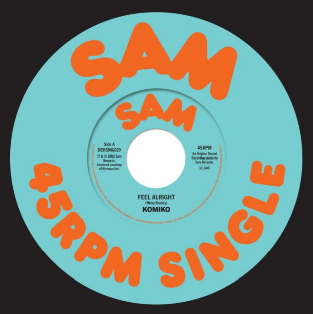 Komiko - Feel Alright / Feel Alright (Instrumental) [7" Vinyl]