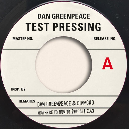 Dan Greenpeace & Diamond D -  Nowhere To Run To [7" Vinyl]