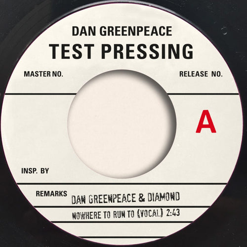 Dan Greenpeace & Diamond D -  Nowhere To Run To [7" Vinyl]