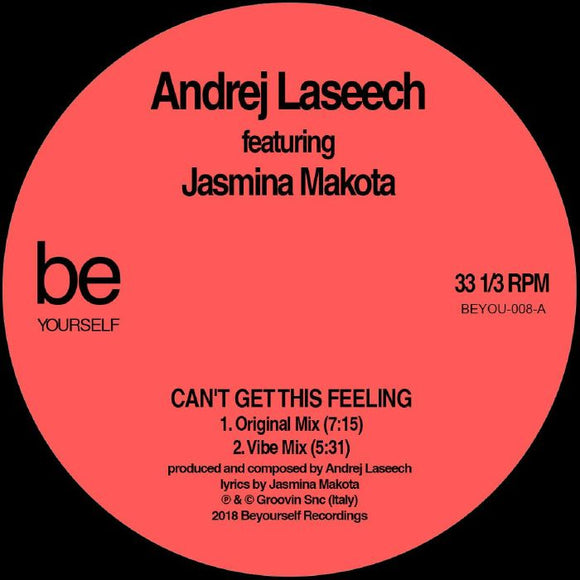 ANDREJ LASEECH FEAT. JASMINA MAKOTA - Can't Get This Feeling