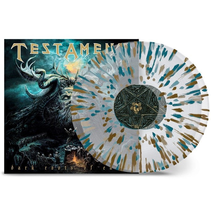 Testament - Dark Roots of Earth [2LP Clear Gold Green Splatter Vinyl]