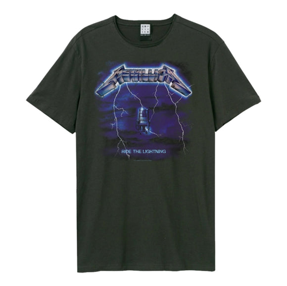 METALLICA - Ride The Lightning T-Shirt (Charcoal)