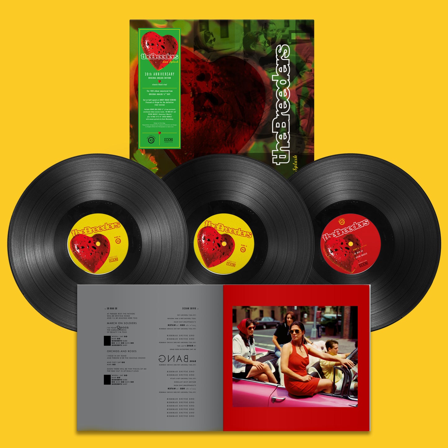 The Breeders - Last Splash (30th Anniversary Edition) [2LP (Black Vinyl) + 12" (Black Vinyl)]