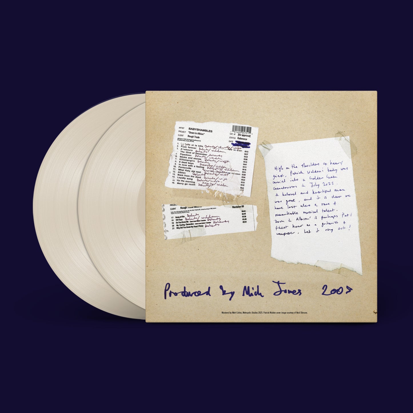 Babyshambles - Down in Albion (20th Anniversary Edition) [Cream 2LP]