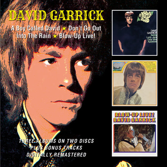 David Garrick - A Boy Called David / Don't Go Out Into The Rain / Blow-Up Live! plus bonus tracks [2CD Set]