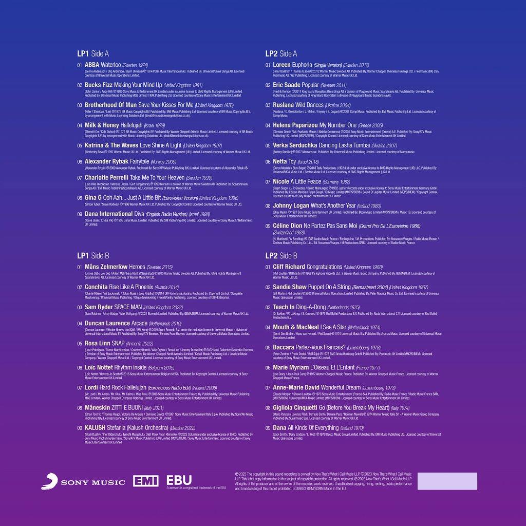 Various Artists - NOW That's What I Call Eurovision Song Contest [2LP Coloured Vinyl]