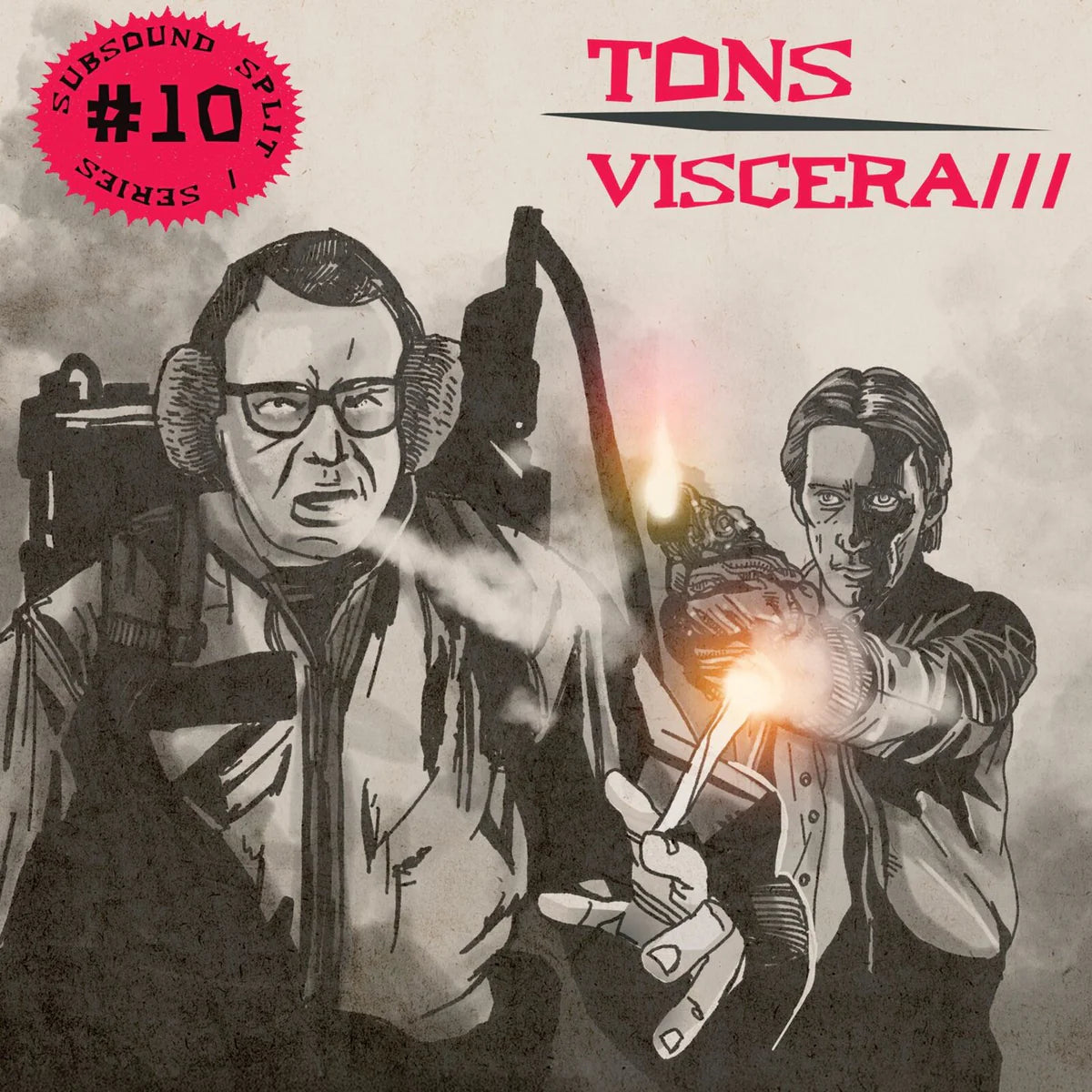 Tons / Viscera/// - Tons / Viscera/// [Ltd Twister Red / White Vinyl]