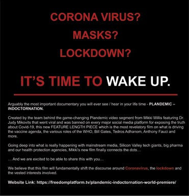 MIKKI WILLIS, DR. JUDY MIKOVITS, DR. DAVID E. MARTIN, BRIAN ROSE - PLANDEMIC – INDOCTORNATION [Random Vinyl]