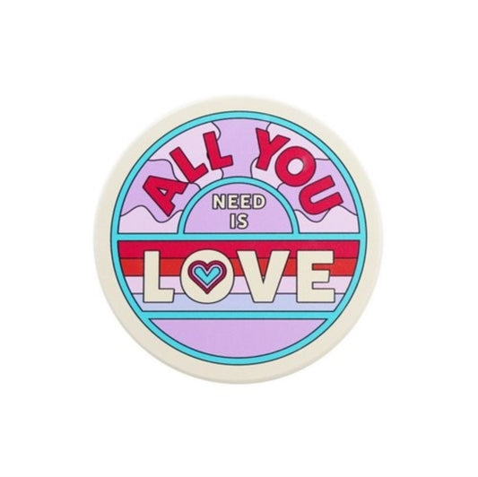 Coaster Single Ceramic - The Beatles (All You Need is Love) [Coaster Single]