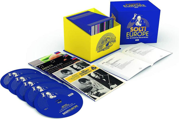 Sir Georg Solti - Europe: The Orchestral Recordings [45CD+2DVD]