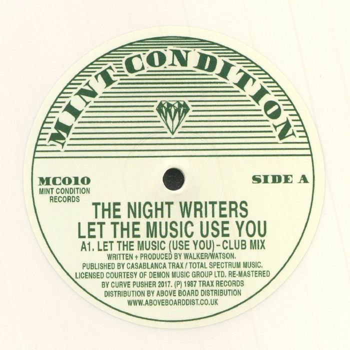 THE NIGHT WRITERS - LET THE MUSIC (USE YOU) (White Vinyl Repress)