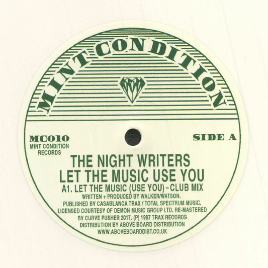 THE NIGHT WRITERS - LET THE MUSIC (USE YOU) (White Vinyl Repress)
