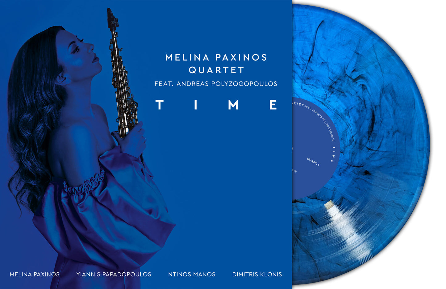 MELINA PAXINOS QUARTET - Time (Blue Marble Vinyl)
