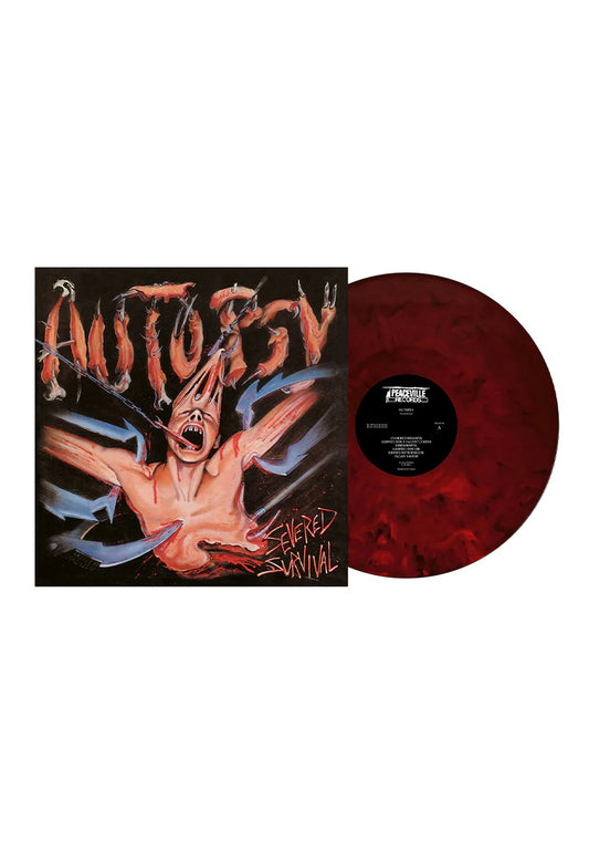 AUTOPSY - Severed Survival (35th Anniversary Edition) (Marble Vinyl) (Red Cover)