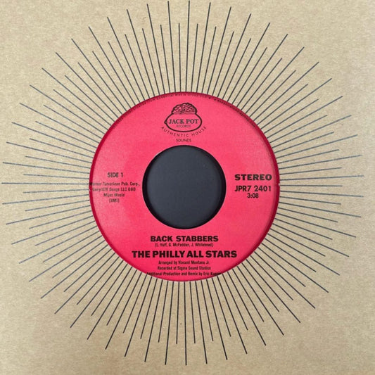 The Philly All Stars - Back Stabbers [7" Vinyl]
