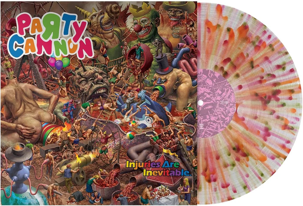 Party Cannon - Injuries Are Inevitable [Action Park Splatter Vinyl]