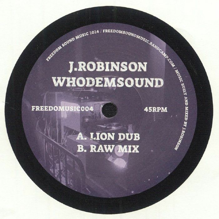 J. Robinson / Whodemsound – Lion Dub / Raw Mix [7" Vinyl]