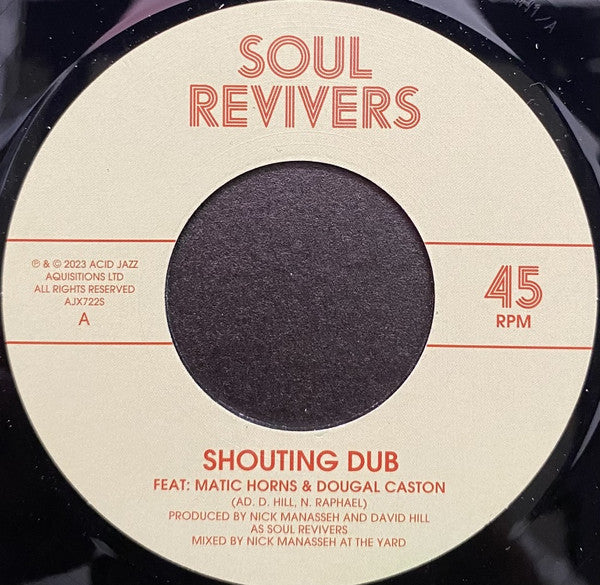 Soul Revivers - Shouting Dub [7" Vinyl]