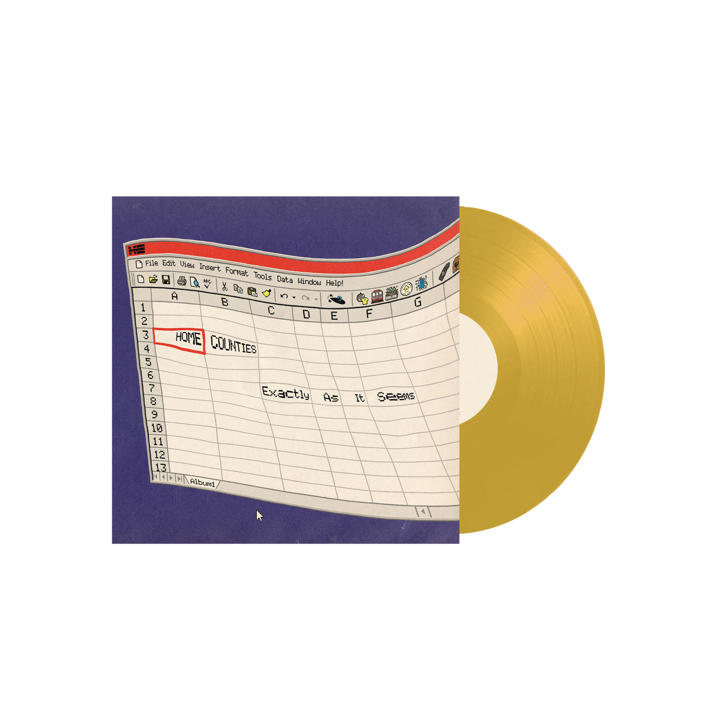 Home Counties - Exactly As It Seems [Mustard Coloured Vinyl]