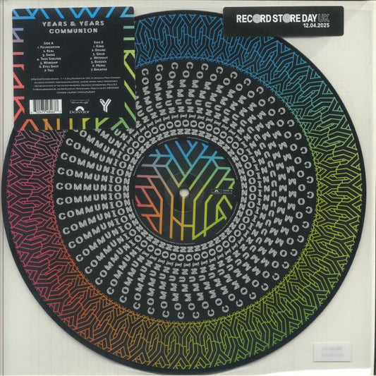 YEARS & YEARS - Communion (Record Store  Day RSD 2025) [Zoetrope Picture disc]