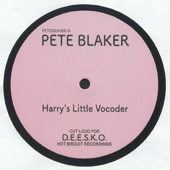 PETE BLAKER - HARRY’S LITTLE VOCODER