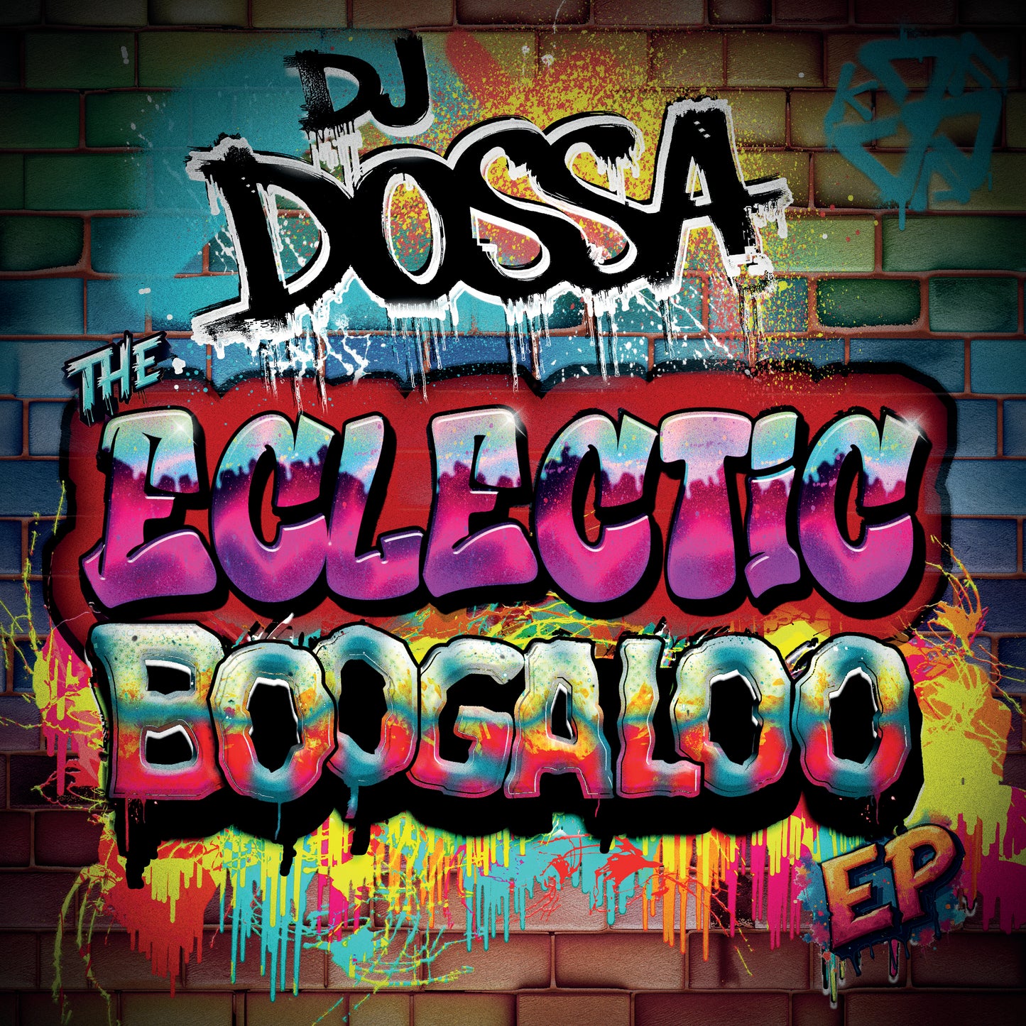 DJ Dossa - Eclectic Boogaloo (Blue Splatter Color Version)