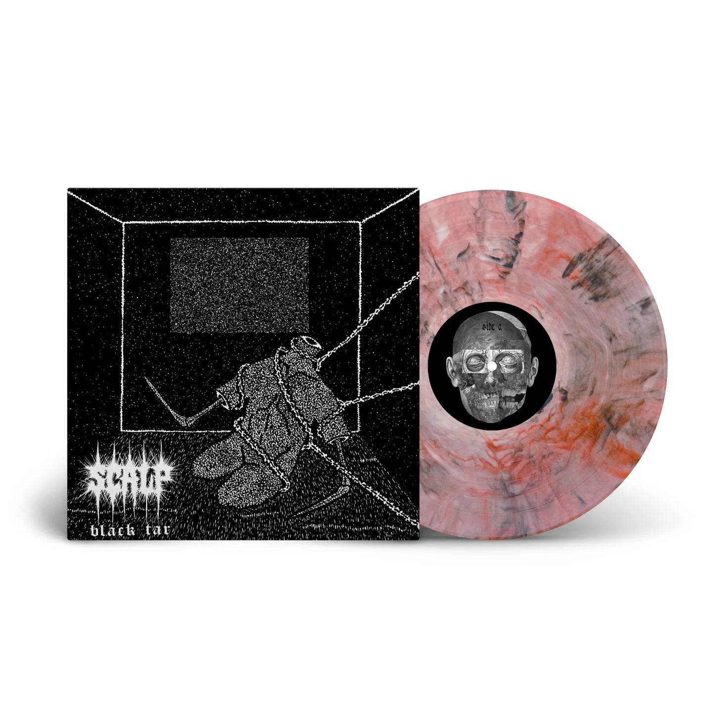 Scalp - Black Tar [Clear w/ Red & Black Marble Vinyl]