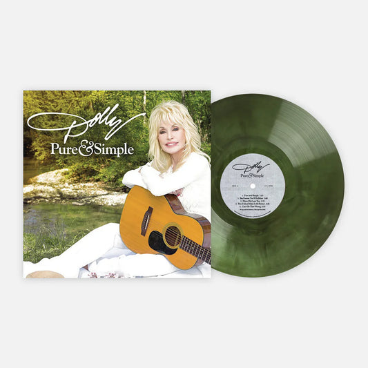 DOLLY PARTON - PURE & SIMPLE (GREEN GALAXY VINYL)