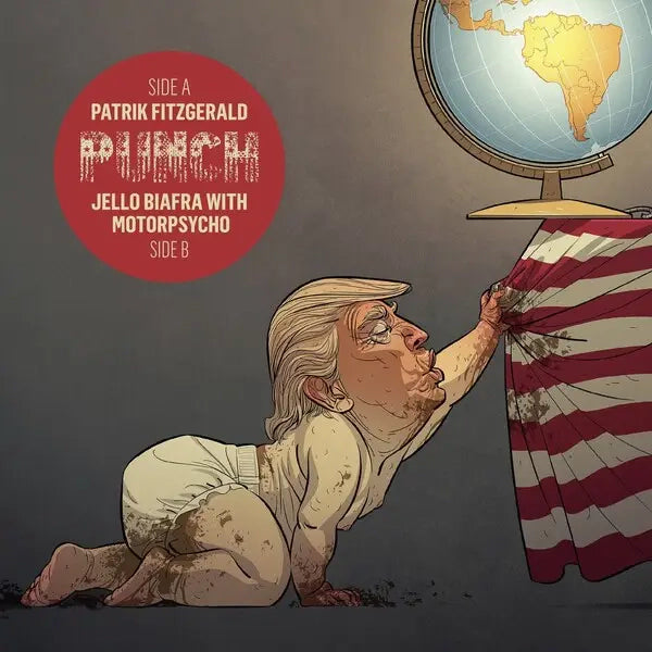 Patrik Fitzgerald / Jello Biafra with Motorpsycho - Punch [7" vinyl]