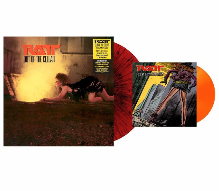Ratt - Out of The Cellar (40th Anniversary) [Lenticular Cover] [LP Red & Black Colour Vinyl + Neon Orange 7" Single]