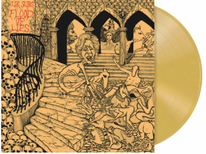 UK Subs - Flood Of Lies [Yellow Ochre Vinyl]