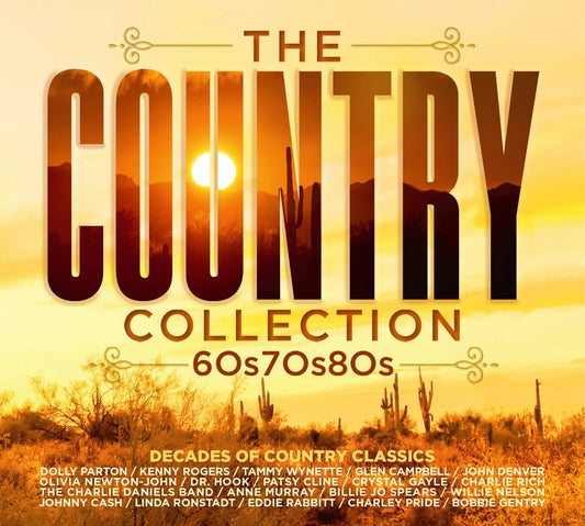 VARIOUS ARTISTS - THE COUNTRY COLLECTION:- 60's - 70's  80's [3CD]