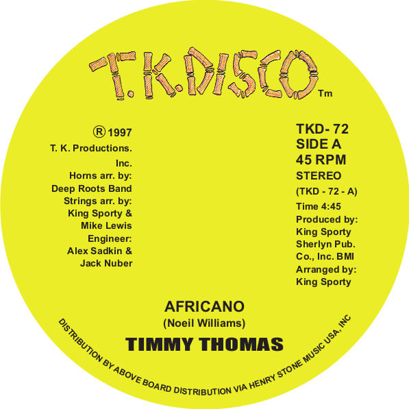 Timmy Thomas - Africano