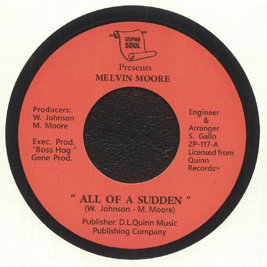 Melvin MOORE - All Of A Sudden [7" Vinyl]