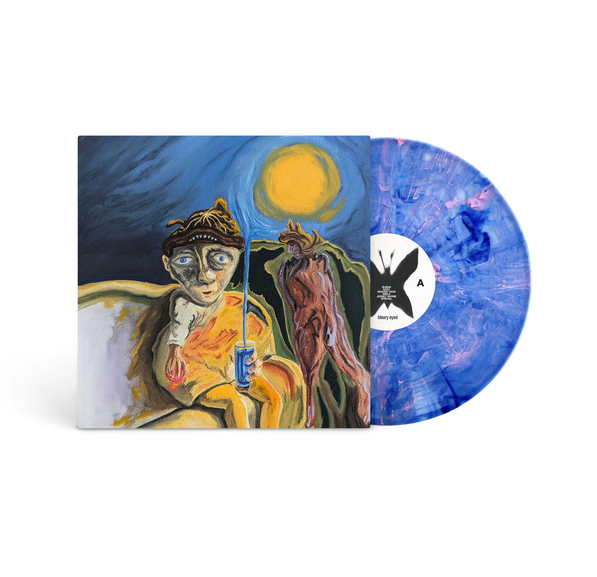 Bleary Eyed - Easy (BLUE & PINK SWIRL VINYL)