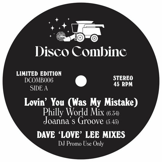 DISCO COMBINE - Lovin' You (Was My Mistake) / How I Love New York (Dave 'Love' Lee Mixes)