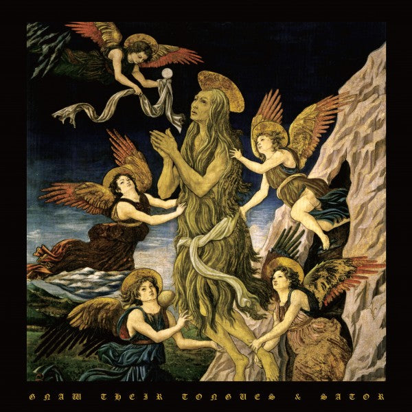 Gnaw Their Tongues & Sator - Gnaw Their Tongues & Sator [Gold coloured vinyl]