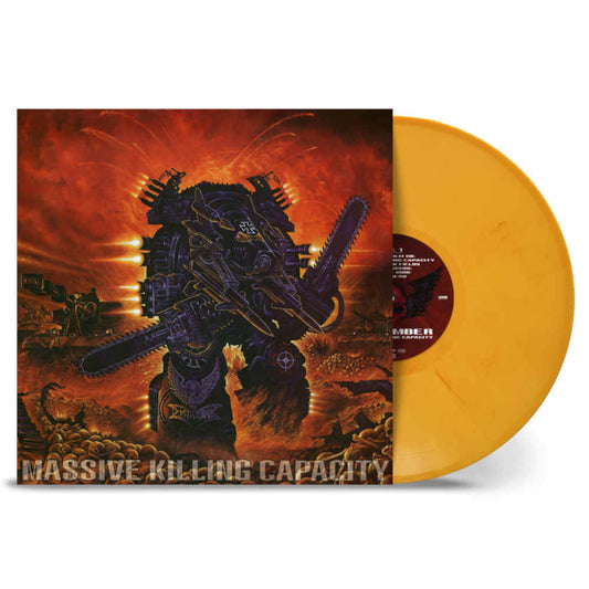 Dismember - Massive Killing Capacity (yellow, orange marbled LP in sleeve with lyric sheet)