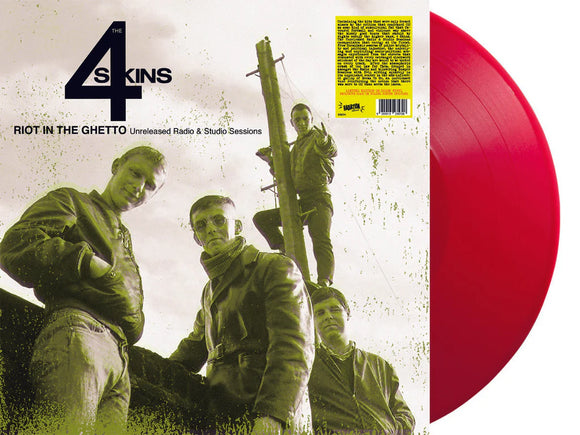 4 SKINS	- Riot In The Ghetto: Unreleased Radio & Studio Sessions [Red LP Vinyl]
