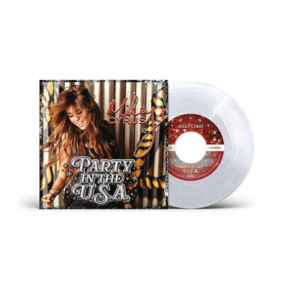 MILEY CYRUS - Party In The U.S.A. (Clear / Glitter Vinyl / Single) [7" Vinyl]