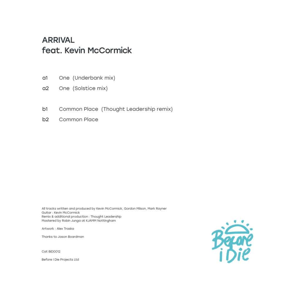 ARRIVAL ft. KEVIN McCORMICK - ONE