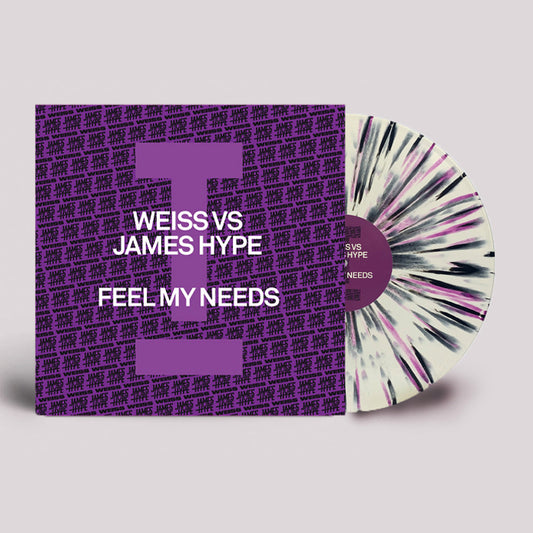 Weiss Vs James - Hype Feel My Needs [White Purple & Black Splatter Effect Vinyl]