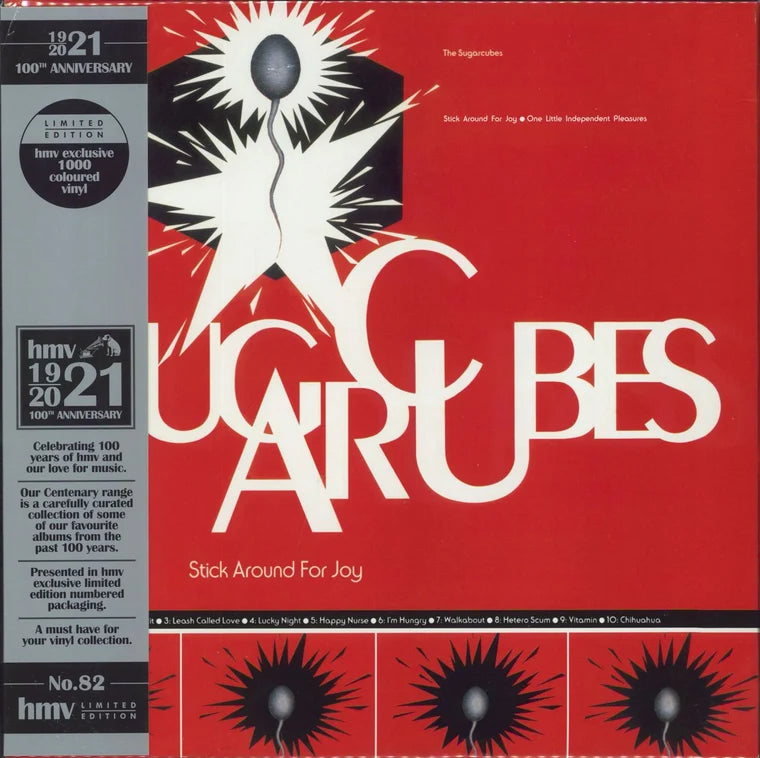 THE SUGARCUBES - STICK AROUND FOR JOY [Red Vinyl]