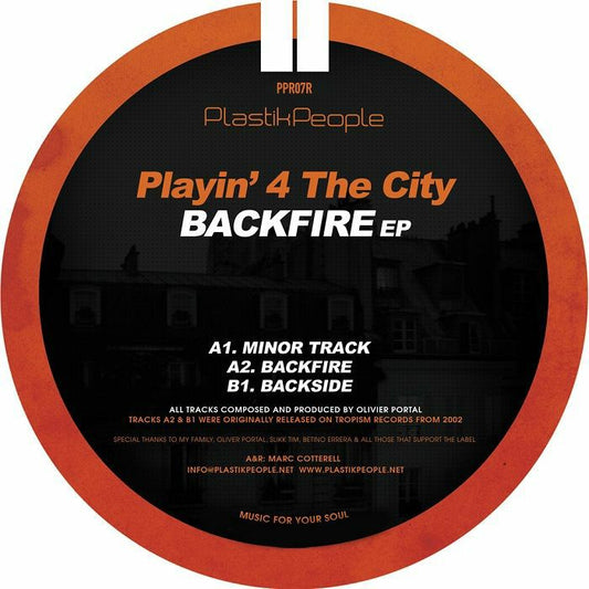 PLAYIN' 4 THE CITY - Backfire EP (remastered)
