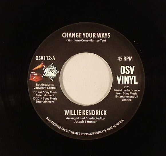 Willie KENDRICK - Change Your Ways [7