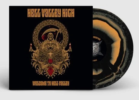 Hell Valley High - Welcome To Hell Valley [Black and Orange coloured vinyl]
