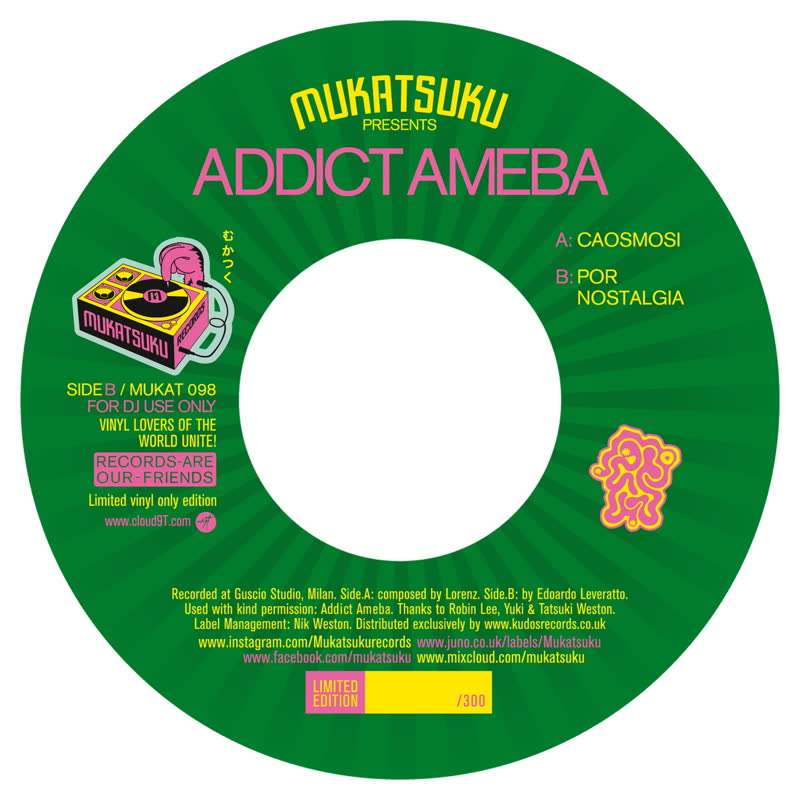 Addict Ameba - Caosmosi / Por Nostalgia [7" Vinyl]