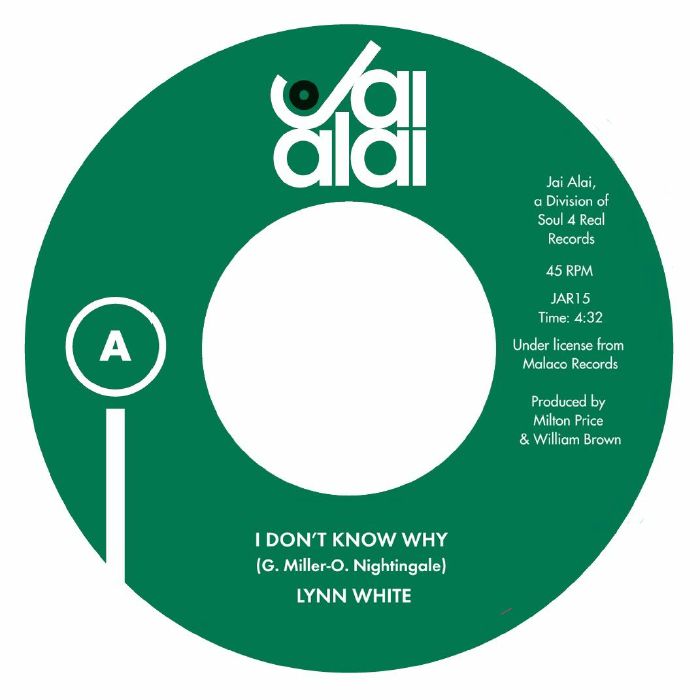 LYNN WHITE - I Don't Know Why / If I Could Open Up My Heart [7" Vinyl]