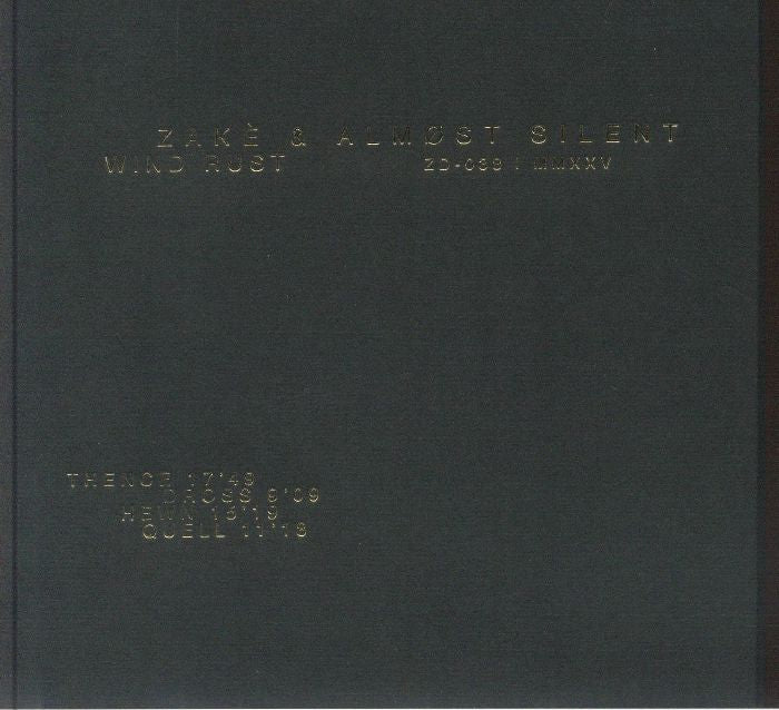 ZAKE / ALMOST SILENT - Wind Rust [CD+ cassette]